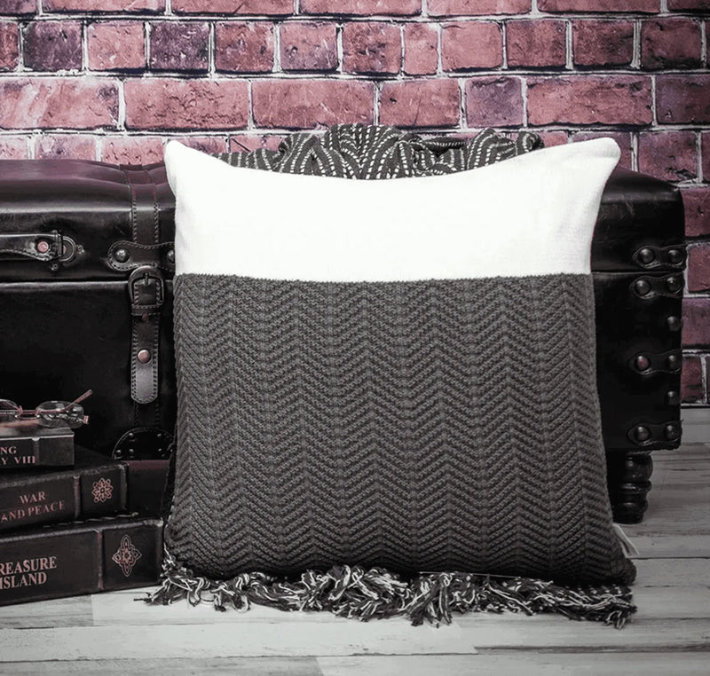Parkland Collection Zoha Gray Throw Pillow Parkland Collection