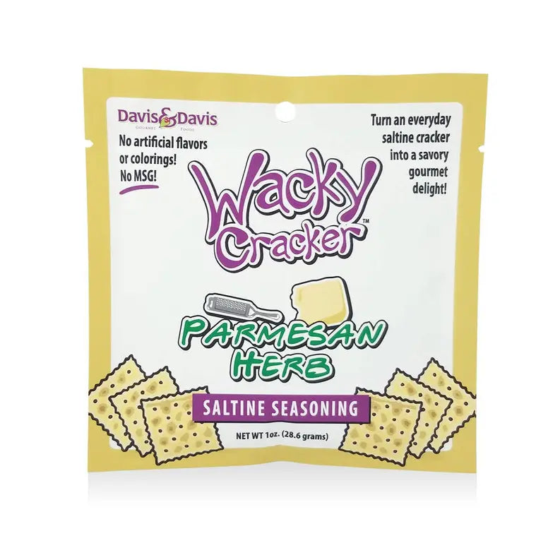 Parmesan Herb Wacky Cracker Davis & Davis Gourmet Foods