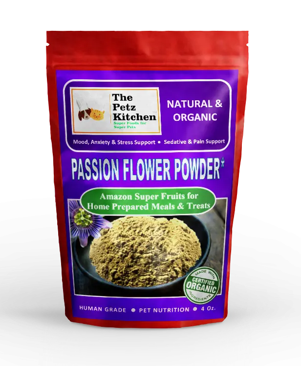 Passion Flower - Mood Anxiety Stress Sedative & Pain Support* - The Petz Kitchen Organic Pet Systems