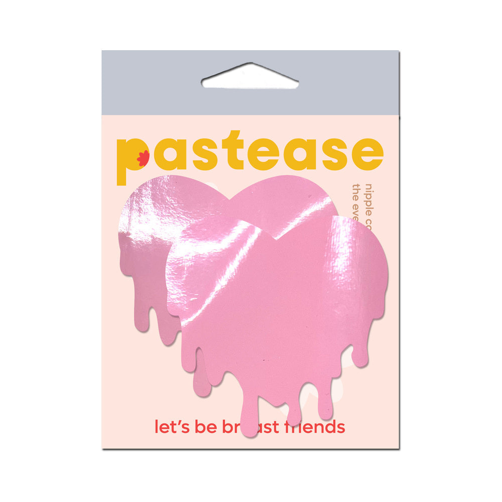 Pastease Faux Latex Baby Pink Melty Heart Pastease