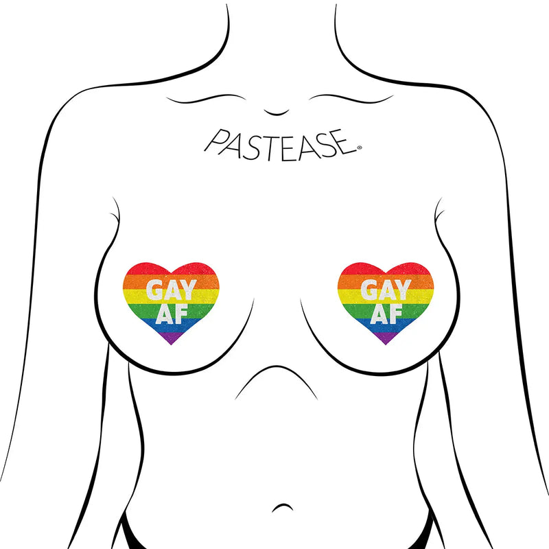 Pastease Gay AF Hearts Pastease