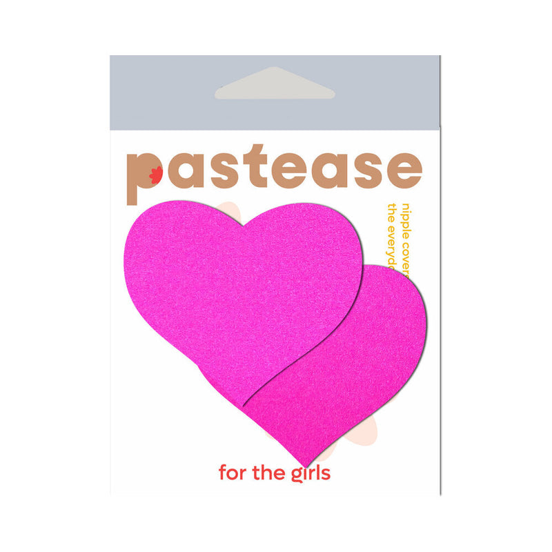 Pastease Neon Pink Day-Glow Lycra Heart Pastease