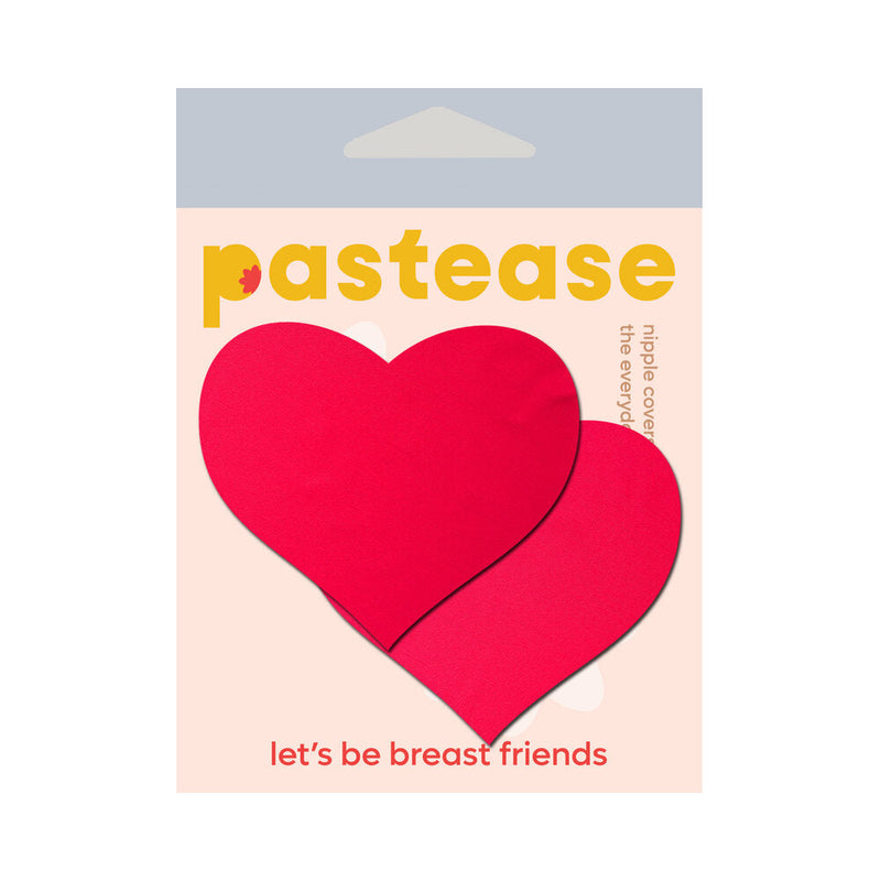 Pastease Neon Red Day-Glow Lycra Heart Pastease