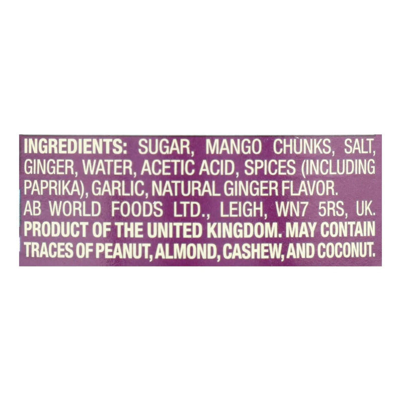 Pataks Chutney - Major Grey - Mild - 12 Oz - Case Of 6 Patak's