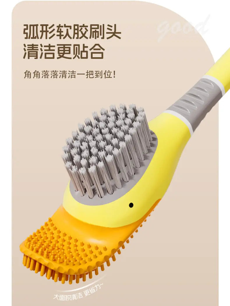 [Patented Authentic] New Diving Cartoon Duck Silicone Toilet Brush Home with Base Cleaning Set Bathroom GreatEagleInc