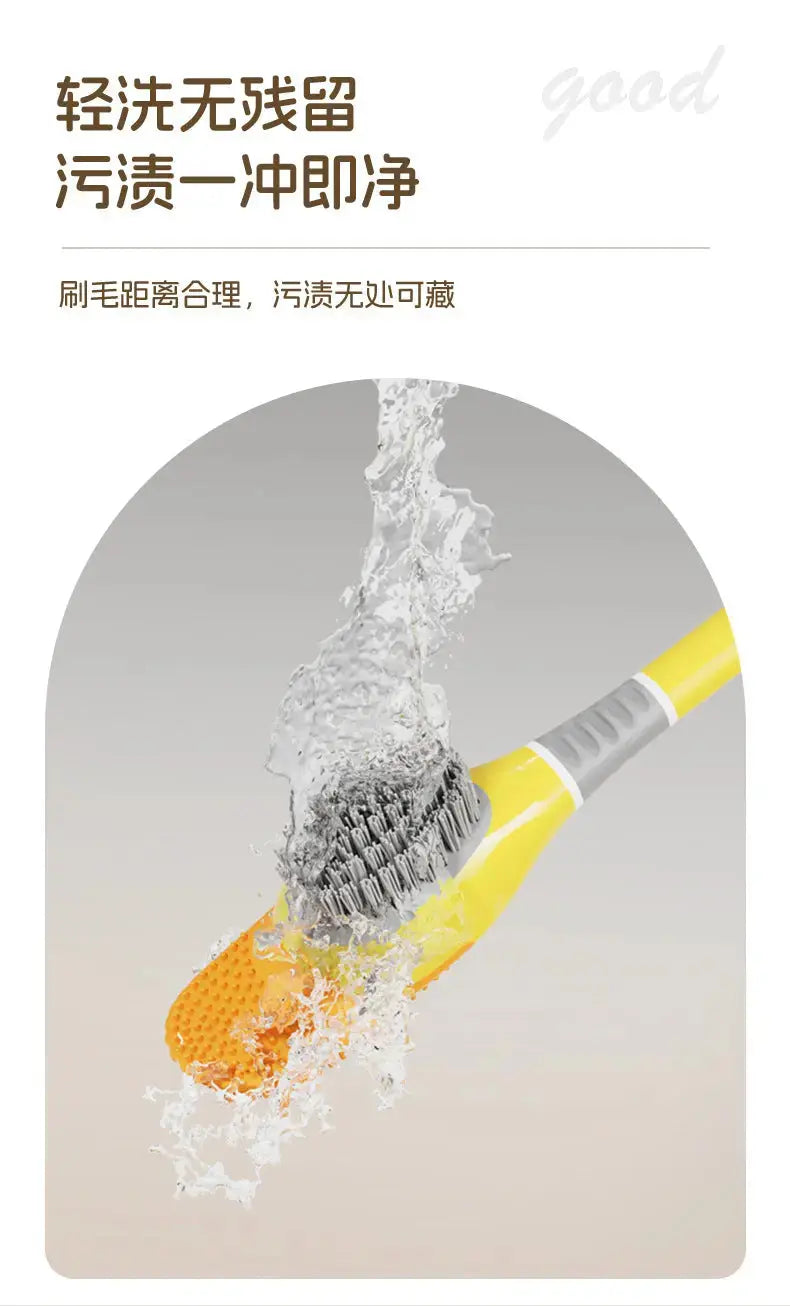 [Patented Authentic] New Diving Cartoon Duck Silicone Toilet Brush Home with Base Cleaning Set Bathroom GreatEagleInc