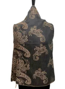 Pattern Pashmina Black Pattern Pashmina