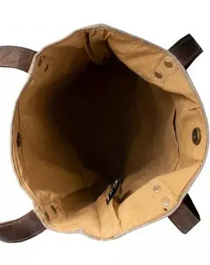 Peace Flag Recycled Military Tent Bag Vintage Addiction
