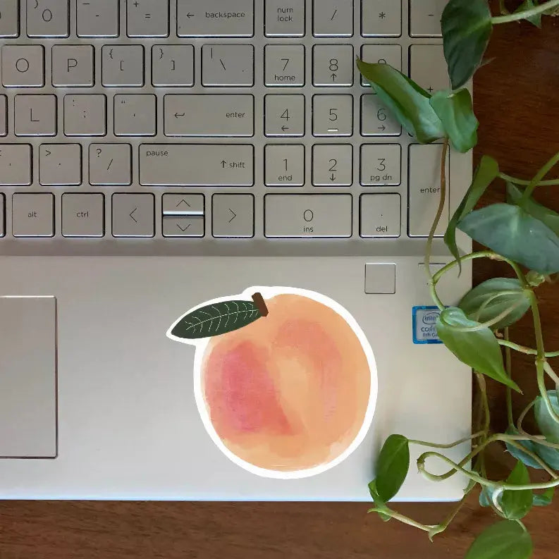 Peachy Sticker The Crafted Prints