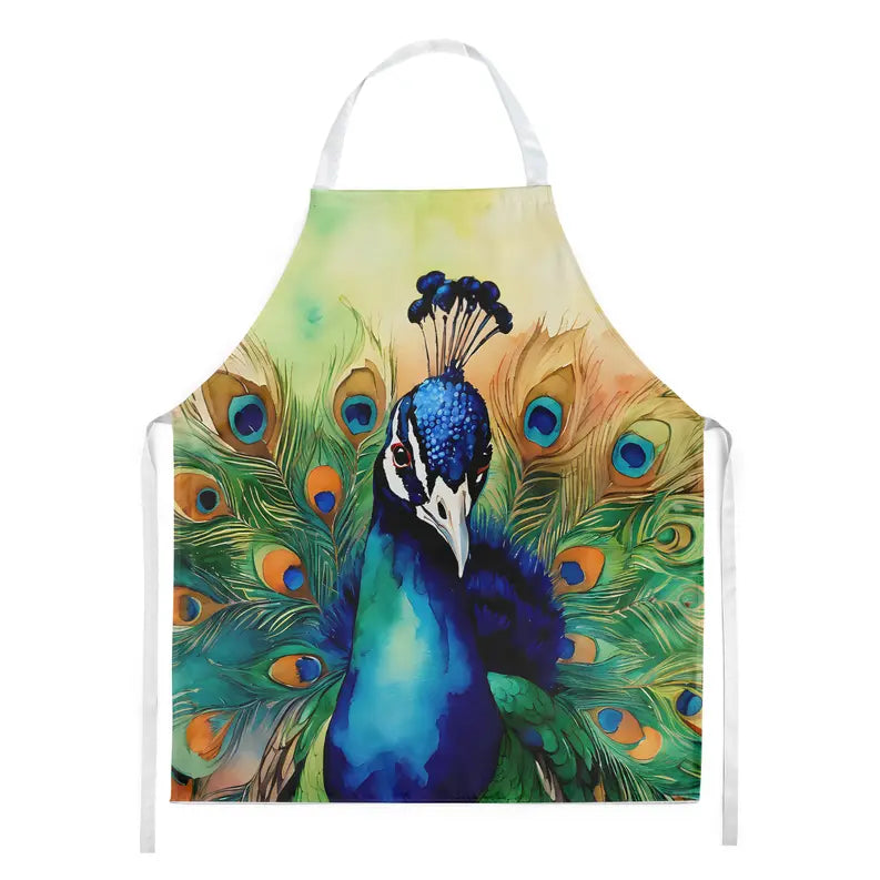 Peacock Apron Caroline's Treasures