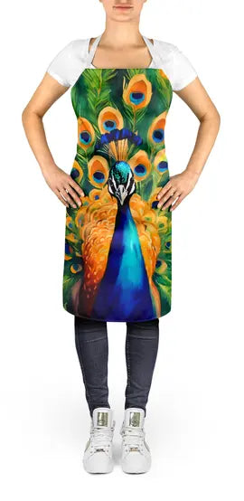 Peacock Apron Caroline's Treasures
