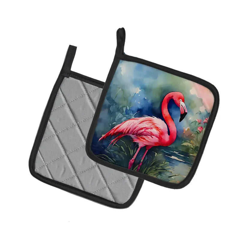 Pelican Pair of Pot Holders Caroline's Treasures