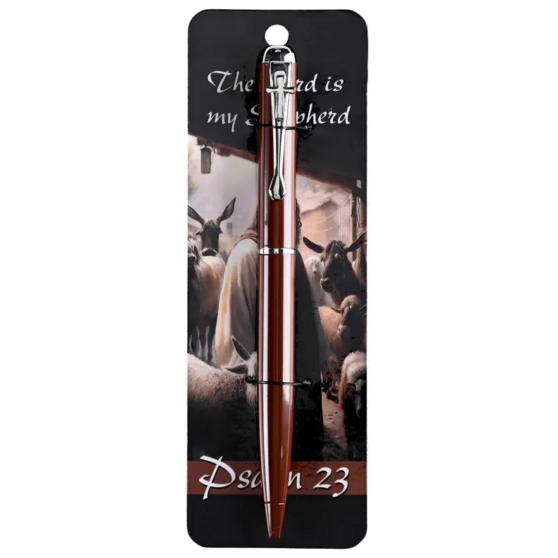 Pen Cross Clip Psalm 23 Card Dicksons Inc