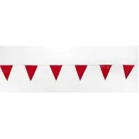 Pennant Banner Flags, 60 ft., Red (Pack MUTUAL INDUSTRIES INC.