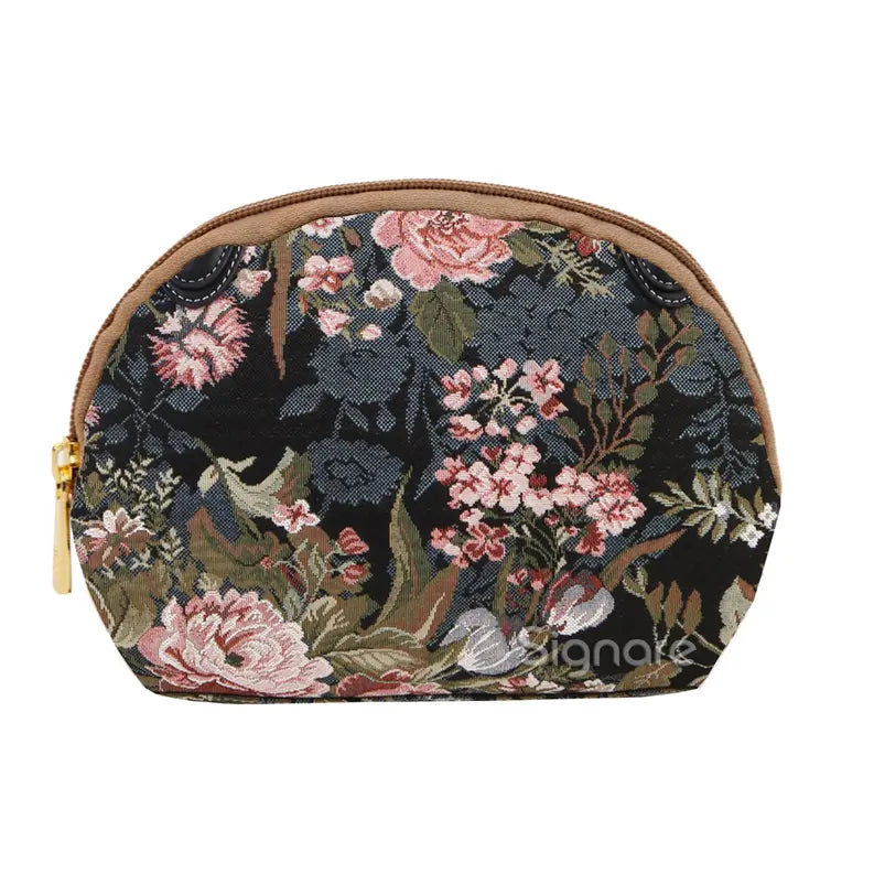 Peony Cosmetic Make Up Bag Signare USA