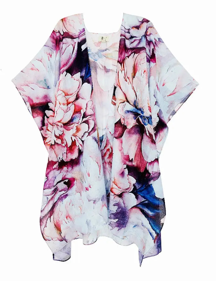 Peony Painting Kimono JC Sunny Fashion