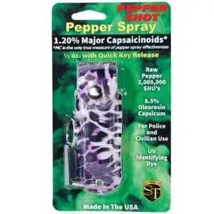 Pepper Shot 1.2% MC 1/2 oz Halo Holster Safety Technology