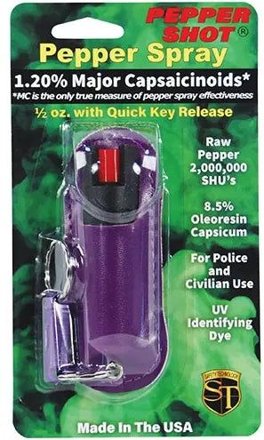 Pepper Shot 1.2% MC 1/2 oz Halo Holster Safety Technology