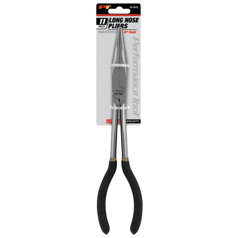 Performance Tool 11" Long Handle 45-degree Bent Nose Pliers PERFORMANCETOOL