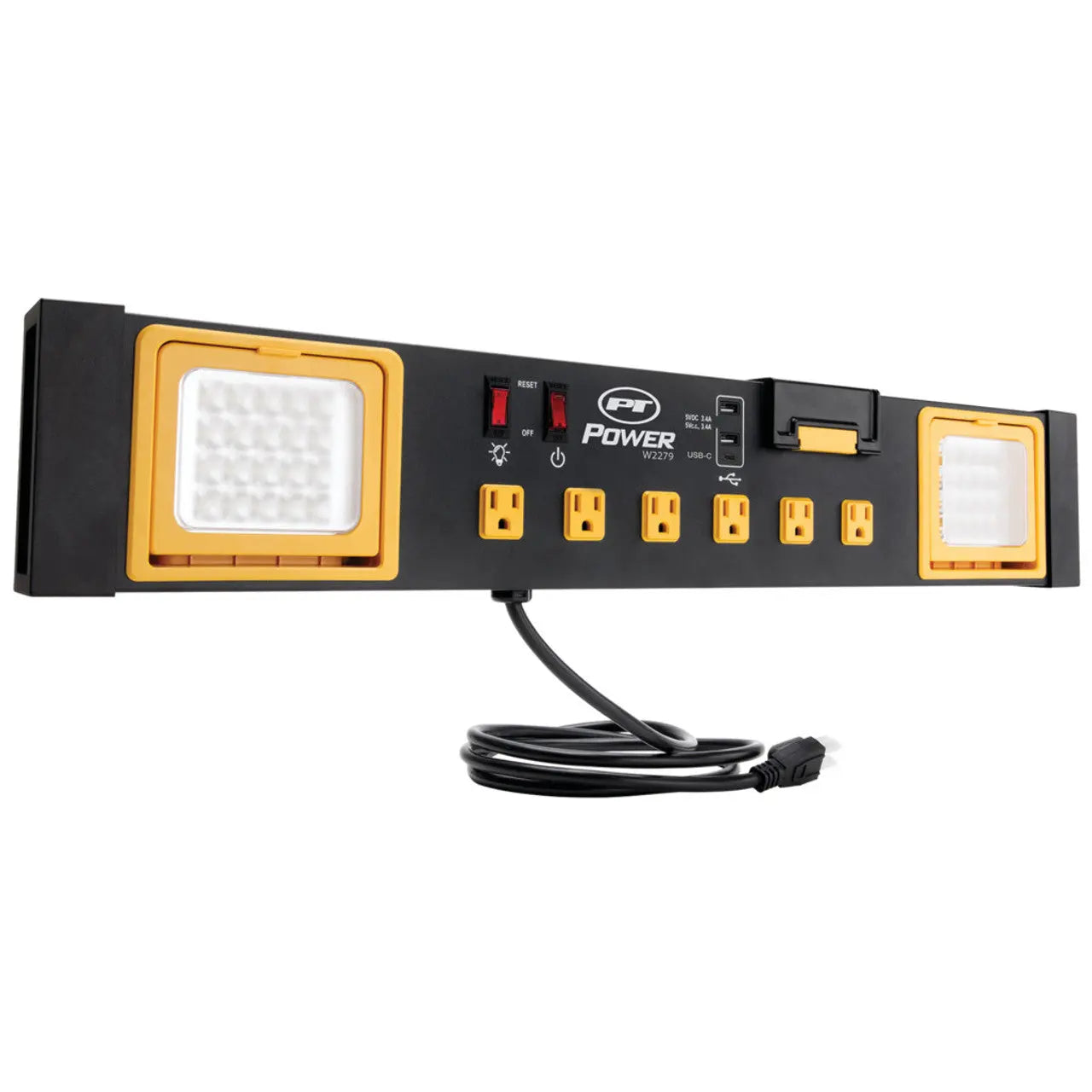 Performance Tool 120v Workbench Power Station With Led Worklights PERFORMANCETOOL