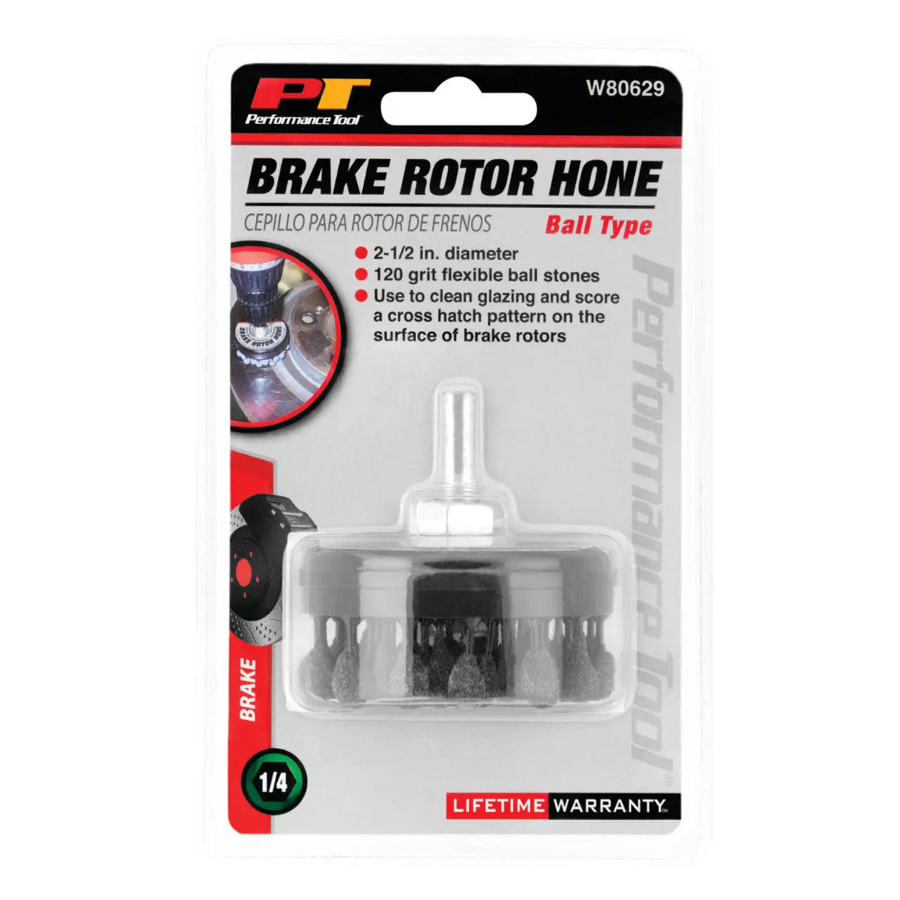 Performance Tool 2-1/2-inch Brake Rotor Hone PERFORMANCETOOL