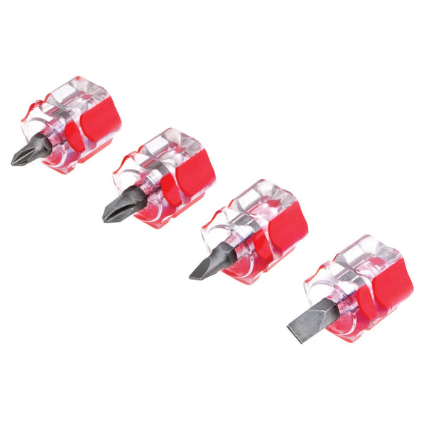 Performance Tool Mini Stubby Screwdriver Set (4 Piece Set) PERFORMANCETOOL