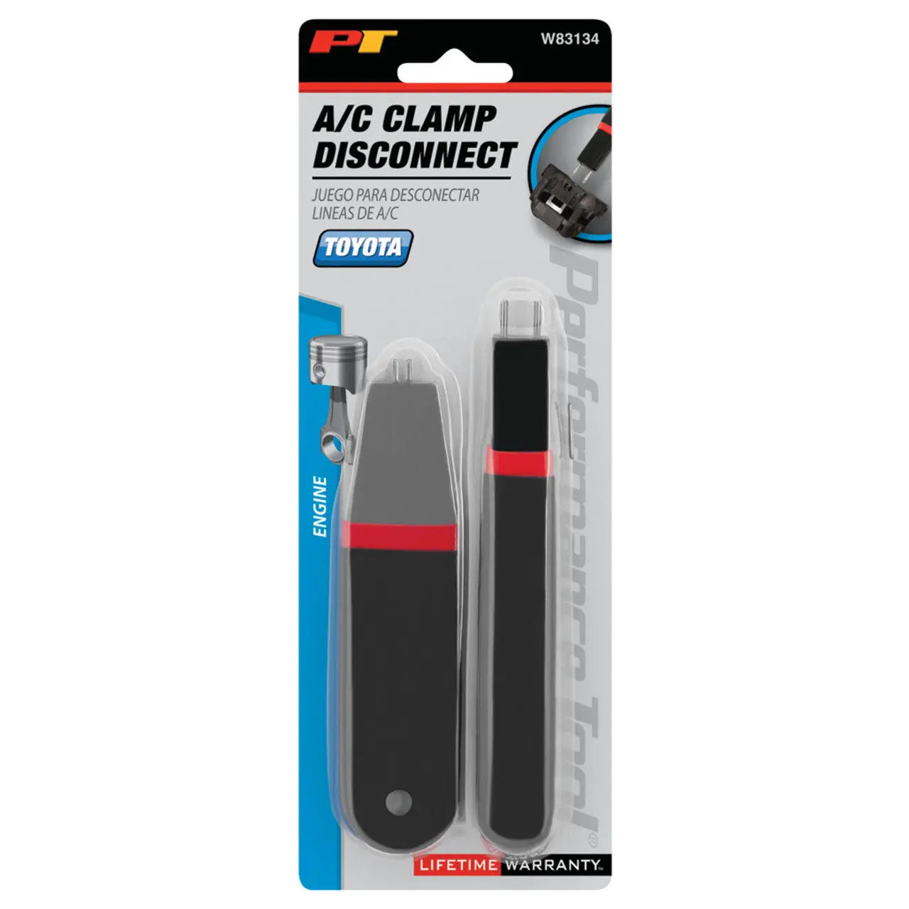 Performance Tool Toyota A/c Line Disconnect Quick Connect Release Tool (2 Piece) PERFORMANCETOOL