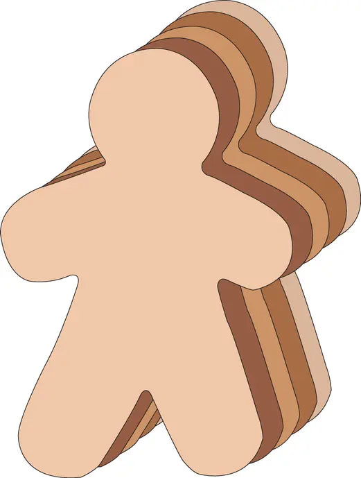 Person Multicultural Super Cut-Outs Creative Shapes