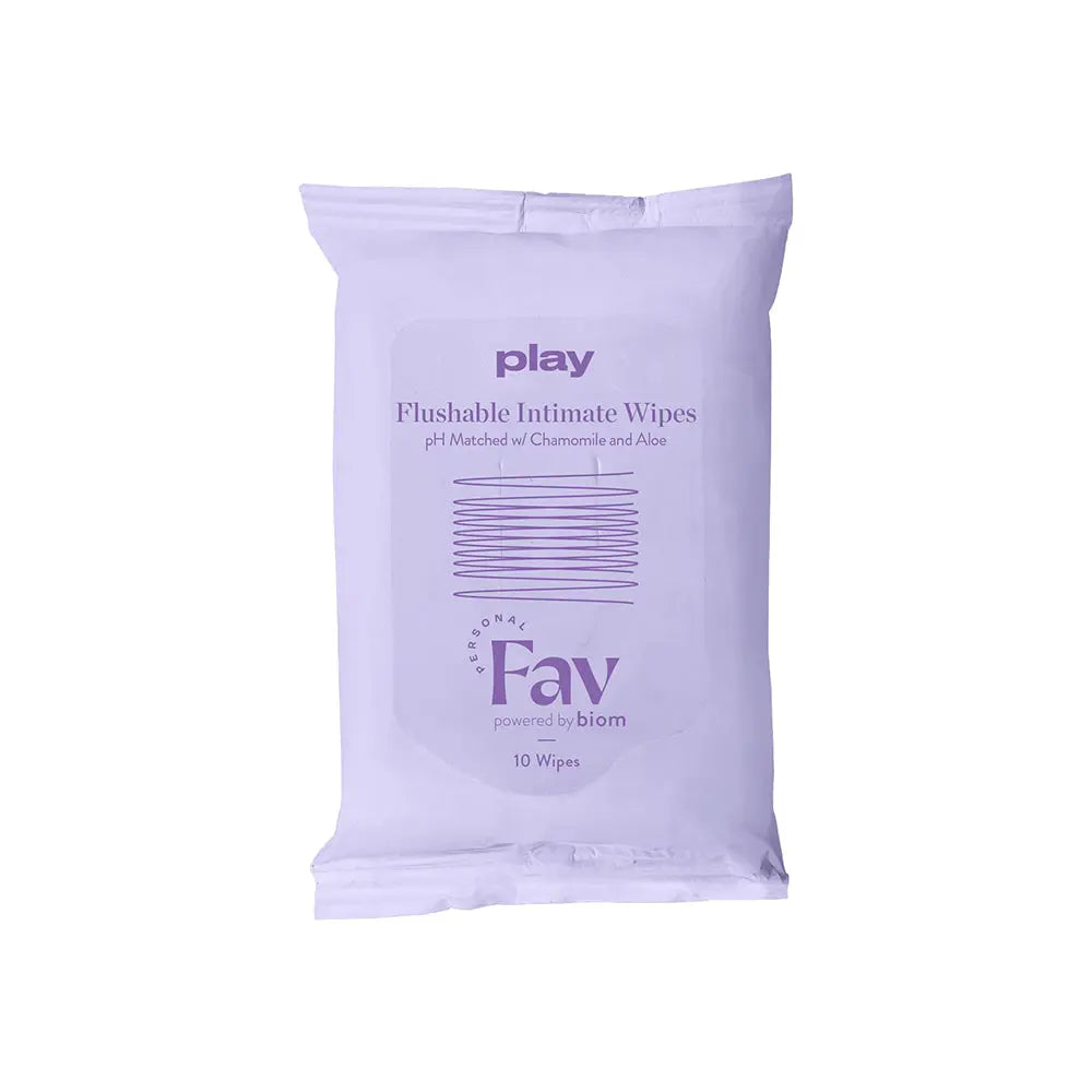 Personal Fav Play Flushable Intimate Wipe 10pk Personal Fav