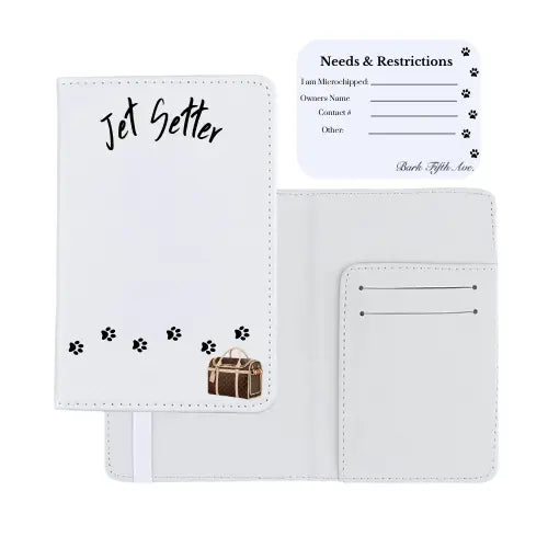 Pet Passport Cover Bark Fifth Avenue