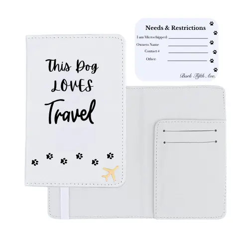 Pet Passport Cover Bark Fifth Avenue