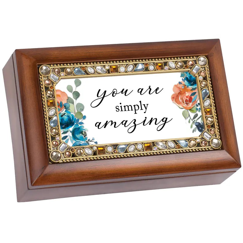 Petite Music Box Jeweled You Are Simply Dicksons Inc