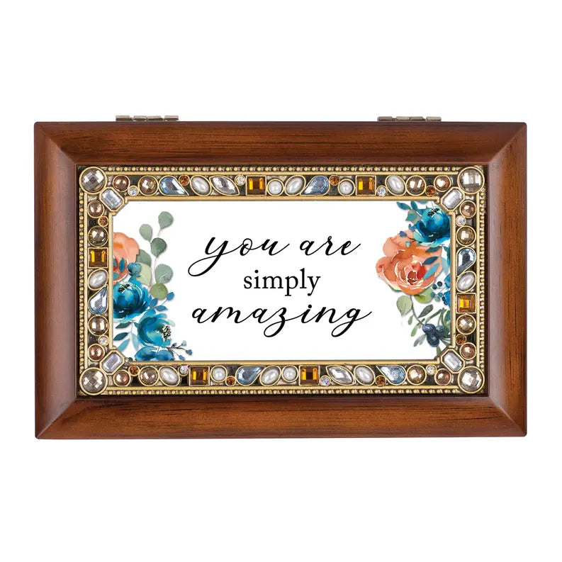 Petite Music Box Jeweled You Are Simply Dicksons Inc