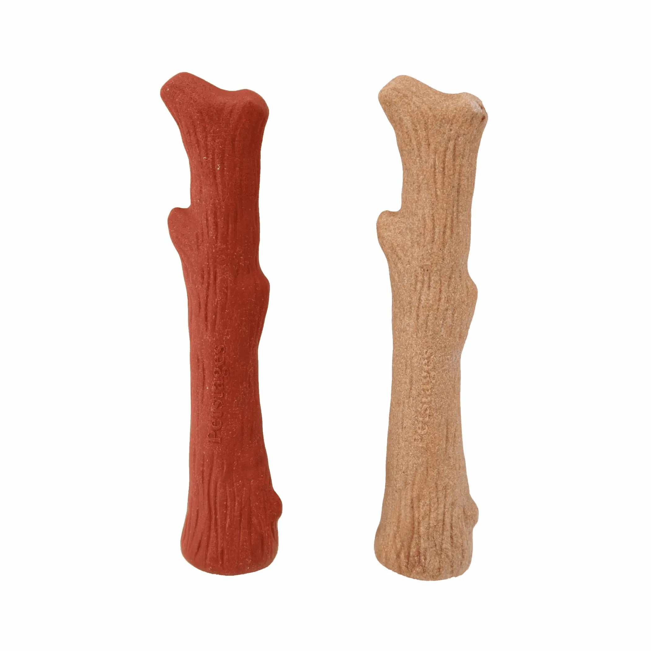 Petstages Dogwood Wood Alternative Dog Chew Toy Original/Mesquite Medium 2pc Petstages