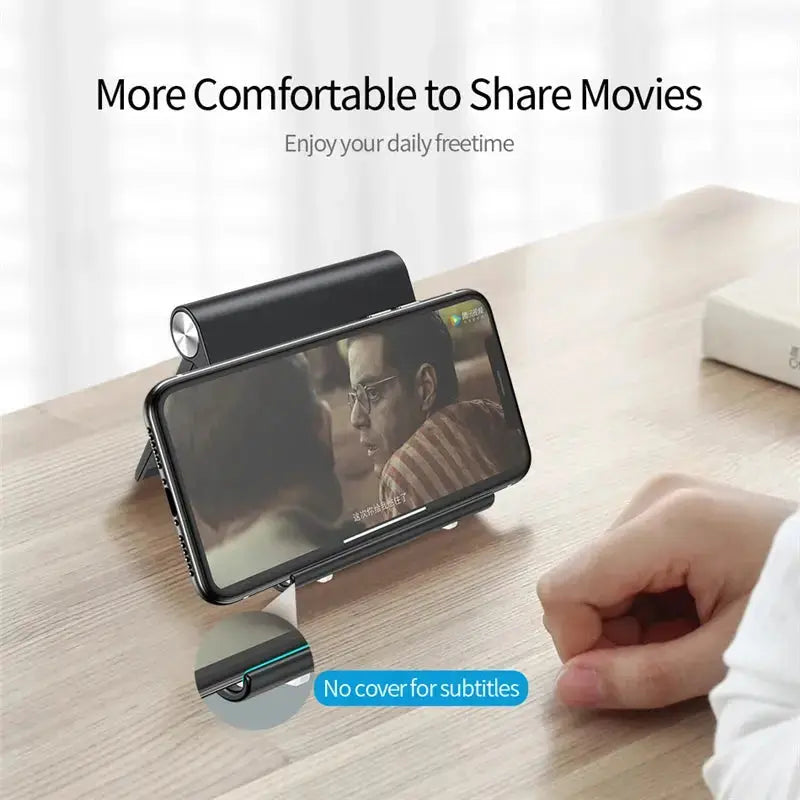 Phone Holder Stand Mobile Smartphone Support Tablet Stand for iPhone 14 13  Desk Cell Phone Holder Stand Portable Mobile Holder GreatEagleInc