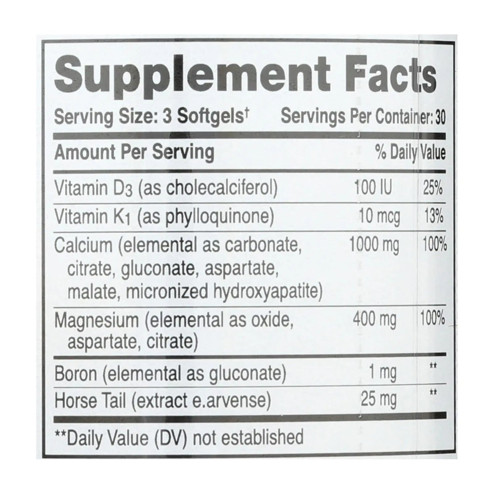 Phyto-therapy Liquid Calcium - 1000 Mg - 90 Softgels - GreatEagleInc