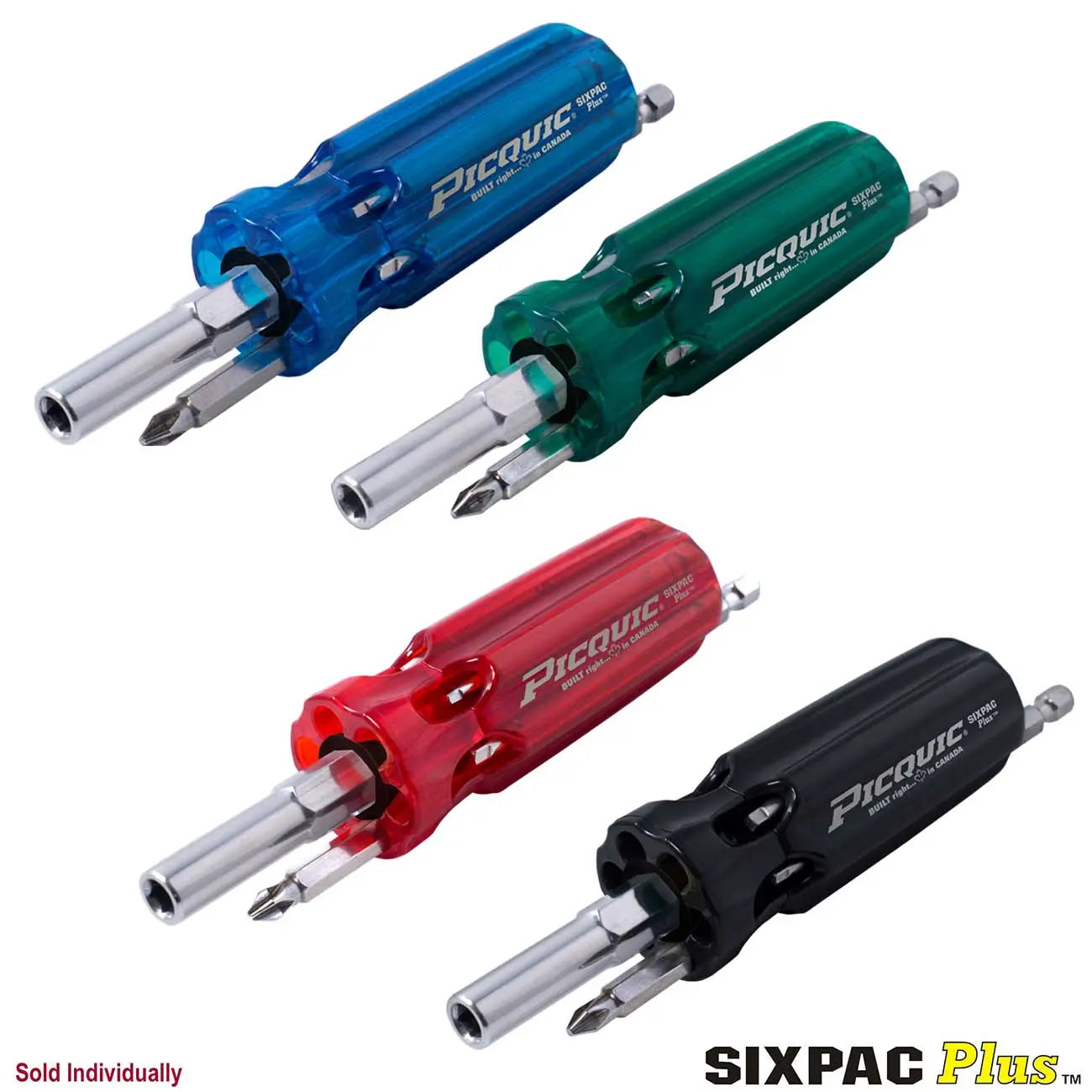 Picquic Sixpac Plus™ 7-in-1 Quick Bit Change Screwdriver (blister Package) PICQUIC