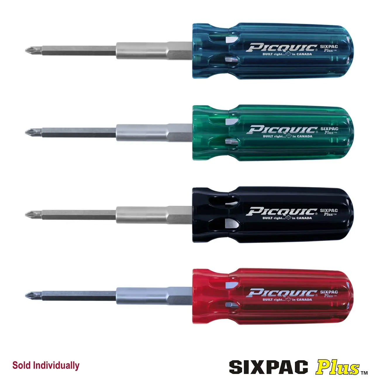 Picquic Sixpac Plus™ 7-in-1 Quick Bit Change Screwdriver (blister Package) PICQUIC