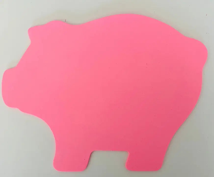 Pig Single Color Super Cut-Outs Creative Shapes