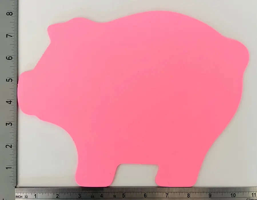Pig Single Color Super Cut-Outs Creative Shapes