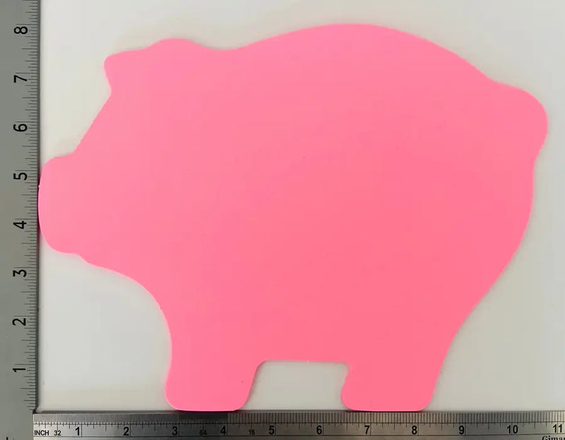 Pig Single Color Super Cut-Outs Creative Shapes