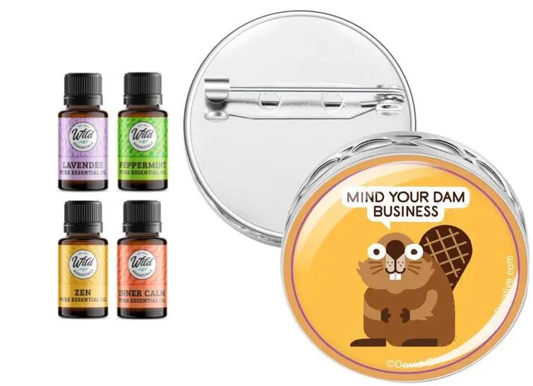 Pin Brooch Diffuser Wild Essentials