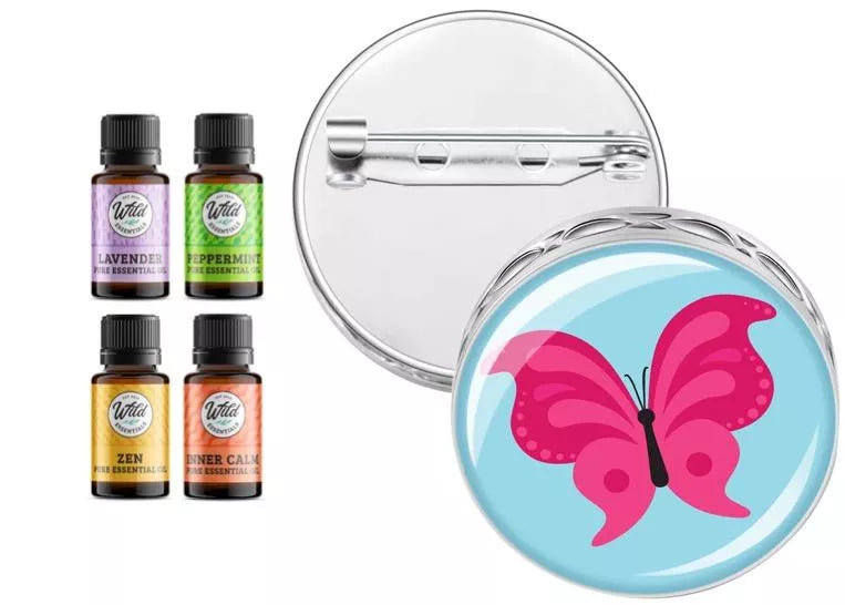 Pin Brooch Diffuser Wild Essentials
