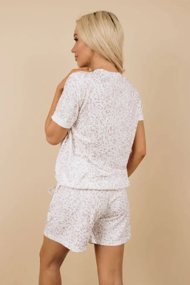 Pin In It Leopard Loungewear Set Stay Warm in Style