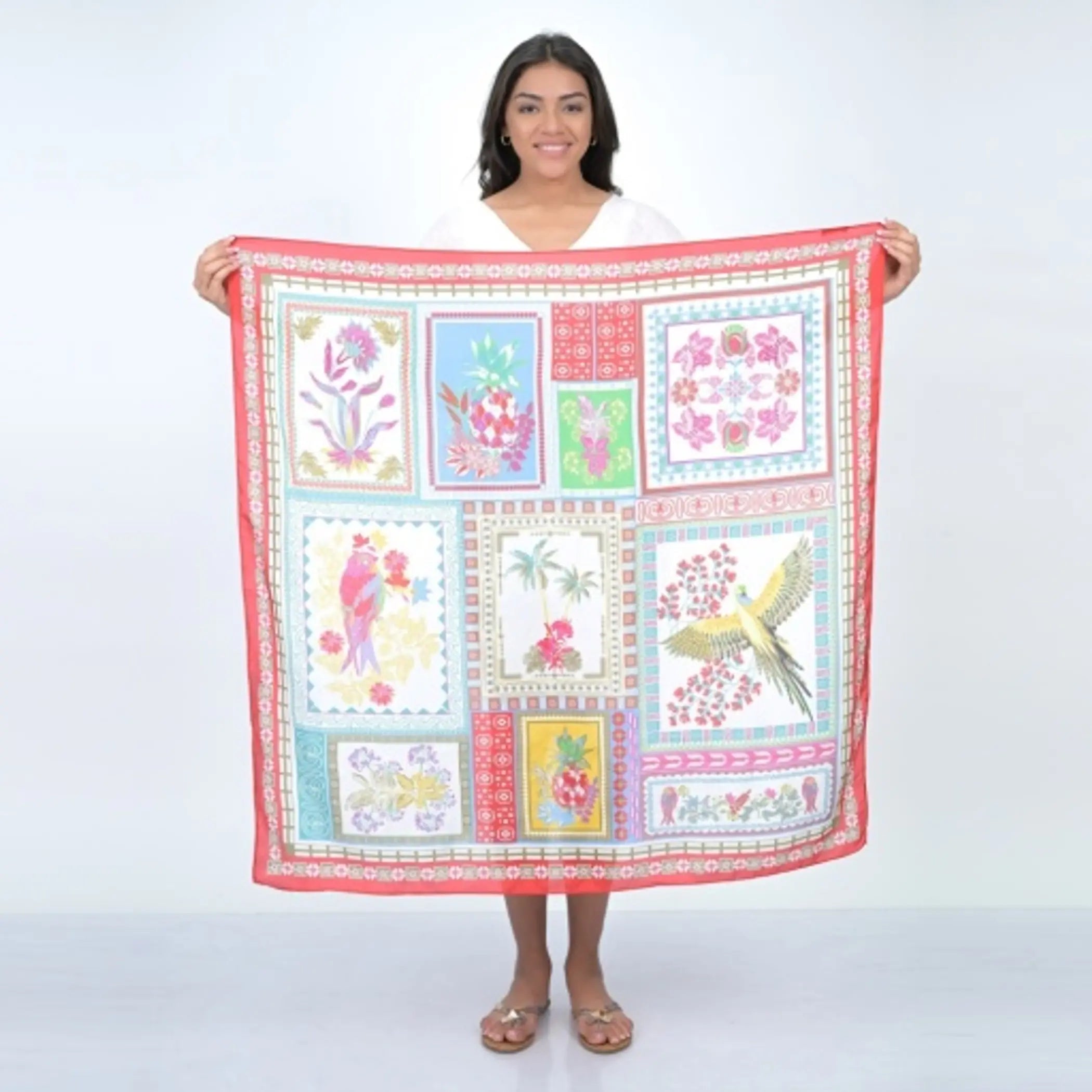Pine Flamingo Scarf Vismaya