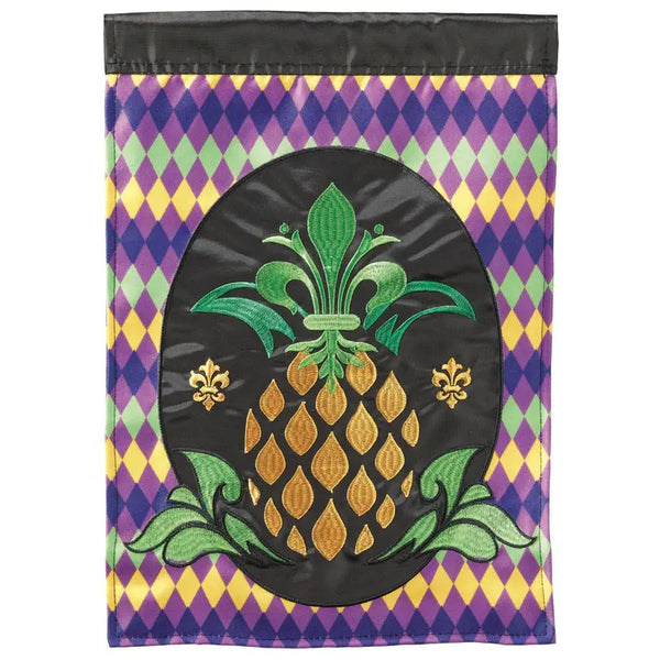 Pineapple Fleur De Lis Flag Plus Dicksons Inc