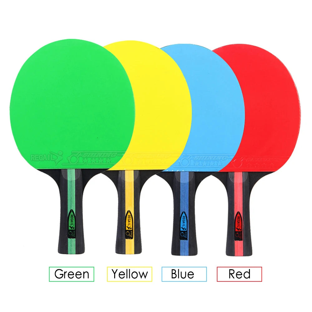 Ping Pong Paddles and Table Tennis Set Pack of 2 Ping Pong Rackets with 3 Balls and Carry Bag for Beginners Boys Girls