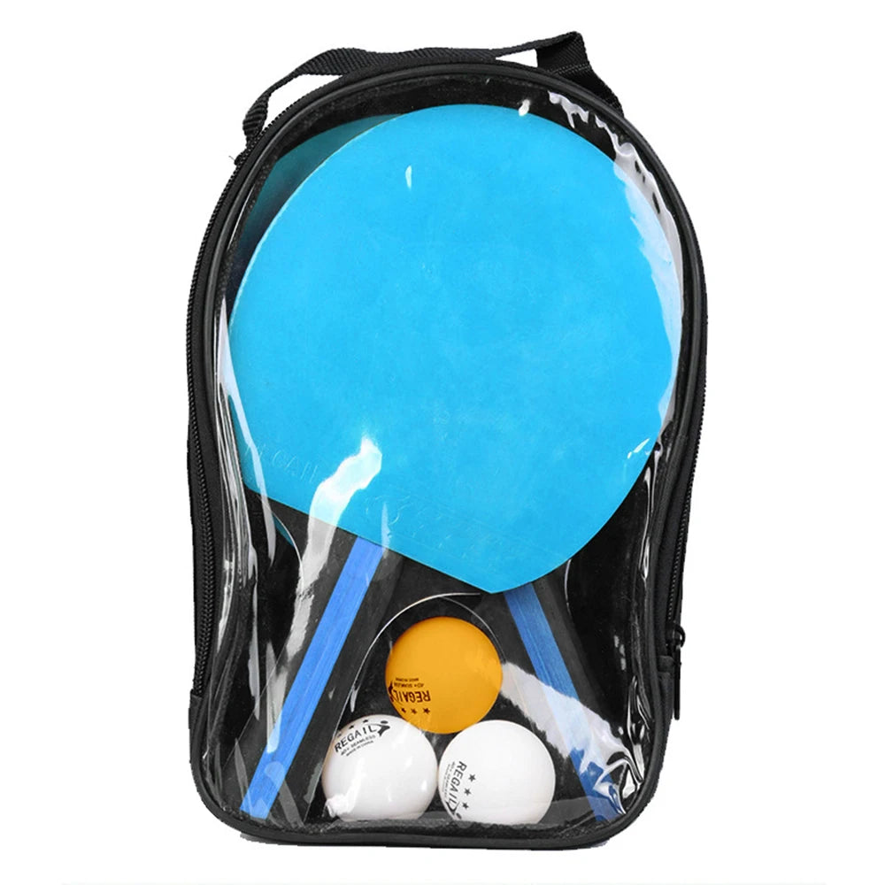 Ping Pong Paddles and Table Tennis Set Pack of 2 Ping Pong Rackets with 3 Balls and Carry Bag for Beginners Boys Girls