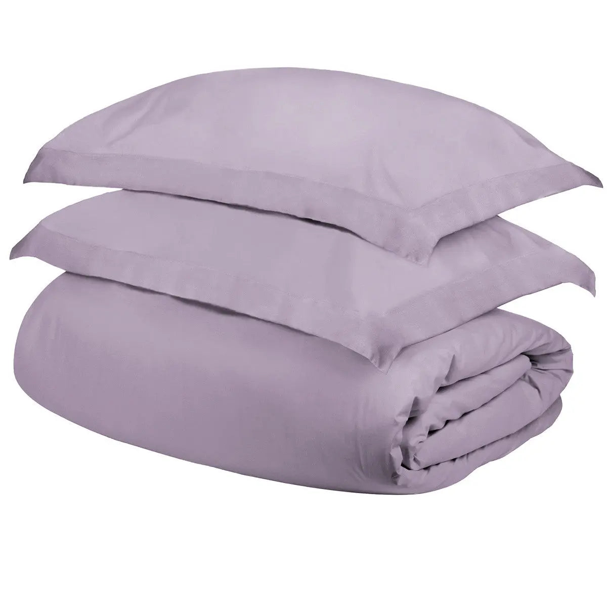 Pink Lavender Queen Cotton Blend 300 Thread Count Washable Duvet Cover Set Homeroots Bed & Bath