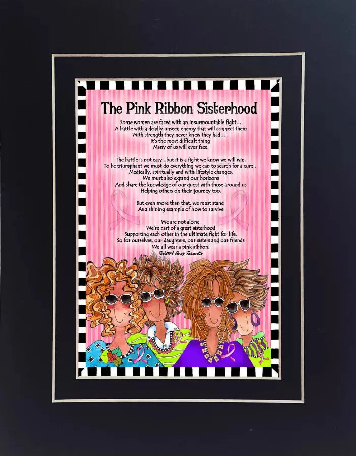 Pink Ribbon Sisterhood (with Story) Suzy Toronto